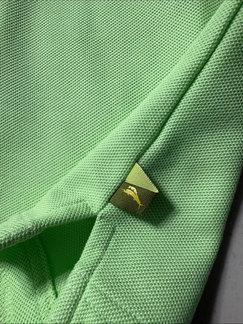 Tommy Bahama Island Zone Lime Green Polo - Picture 7 of 11